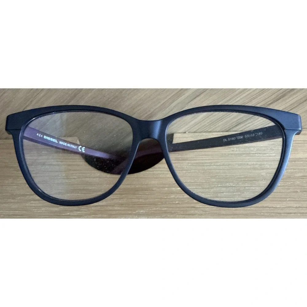 Diesel DL 5180 Matte Black 002 Plastic‎ Eyeglasses Frame Only 53-13-140